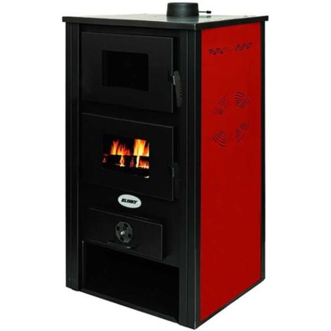 Stufa a legna con forno 575x460x1050 mm