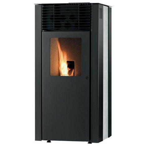 Stufa A Legna Con Forno E Rivestimento In Ceramica Beige Rina 6, 1 Kw -  Vulcania in vendita online