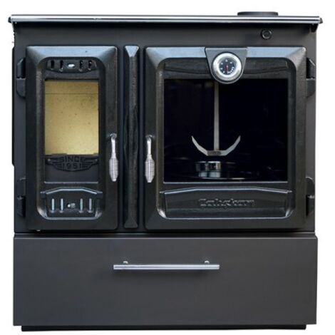 Stufa a legna indipendente con forno - 216  3D Box
