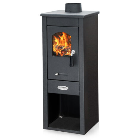 Stufa a legna marta 5-7 kw nero antracite