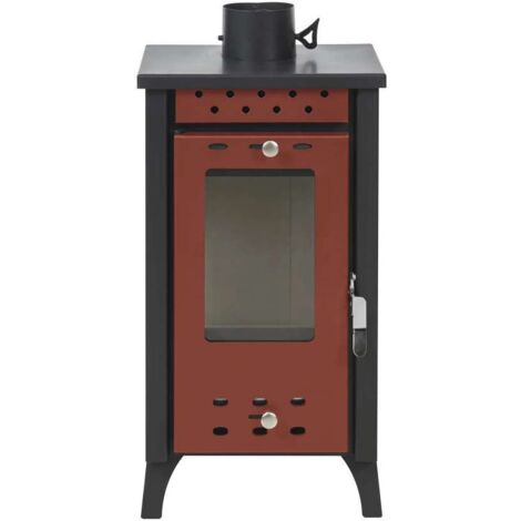 Stufa a legna matilde Divina Fire mg100 8,5kw rosso