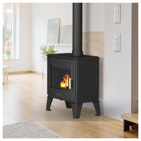 Stufa a legna nera da 8,7kw - FR9016210B - supra