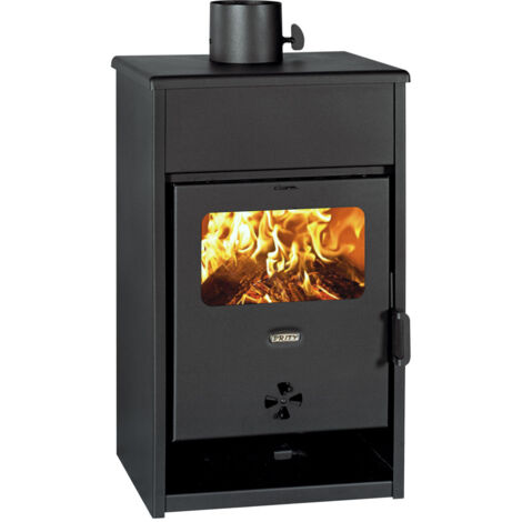 Stufa a legna Prity KD – 9,3 kW, Nero Grafite, Classe A+, Design Compatto