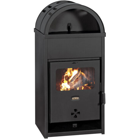 Stufa a legna Prity KDK – 9,3 kW, Nero Grafite, Classe A+, Design Compatto