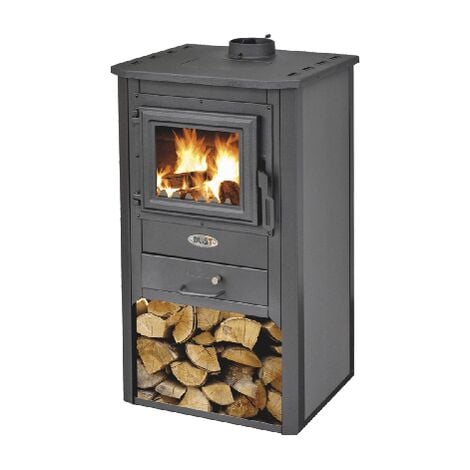 Stufa a legna Silvia 7-8 kW nera