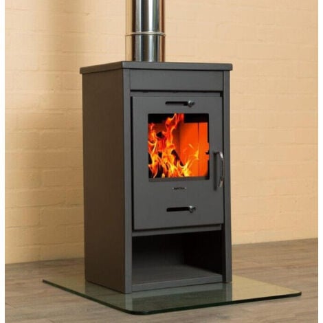 Stufa a Legna V05 Deluxe Lg – 9 kW, Design Elegante e Compatto