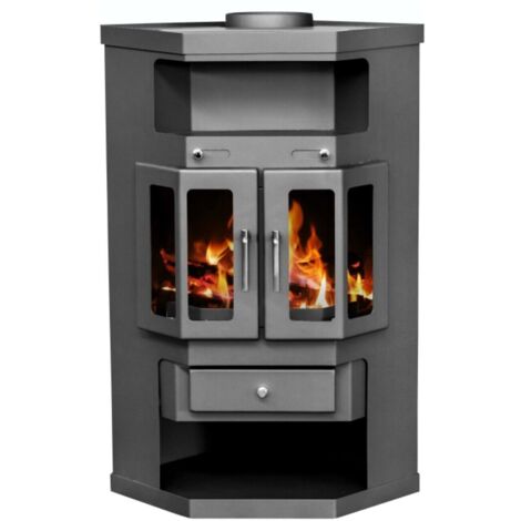 Stufa a Legna V05 Panama 2 - 9 kW  Design Moderno e Riscaldamento Efficiente