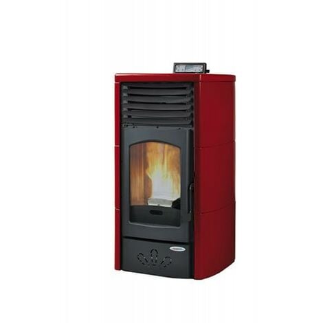 Caldaia A Pellet Ad Aria Canalizzata.Stufa A Pellet Ad Aria Canalizzata 11 Kw Laminox Mariachiara Cuoio St10ac C