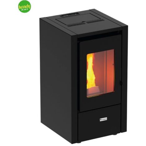 Stufa a pellet ad aria Vesuvio Magma Stufe 7Kw A+ Nero