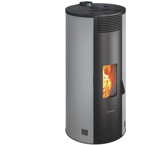 Stufa a pellet BIO Fancy 12.0kW PJ ERMETICA + CAN ALLUMINIO