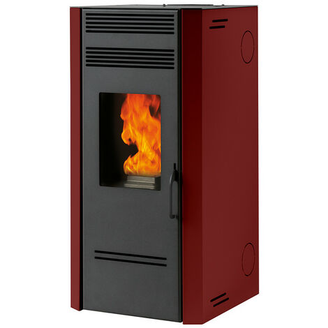 Stufa a pellet biofiregrill G 80-7,7 kW Rosso