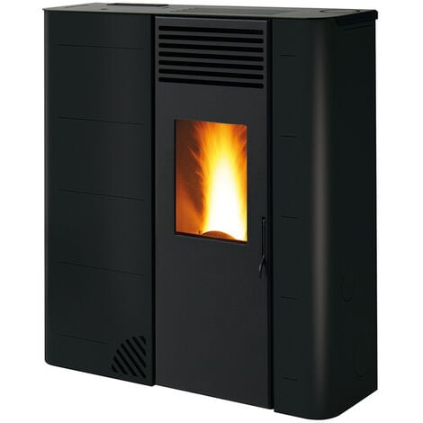 Stufa a Pellet biofiregrill GS110 compatta 10 kW Nero