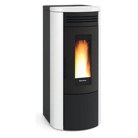 Stufa A Pellet Costanza Idro 17 Kw Bianco