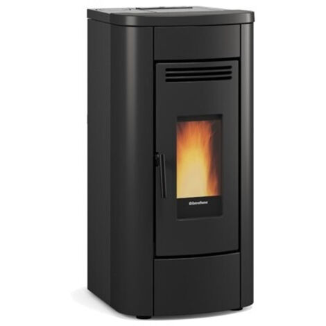 STUFA A PELLET EXTRAFLAME KLAUDIA PLUS CANALIZZATA NERO