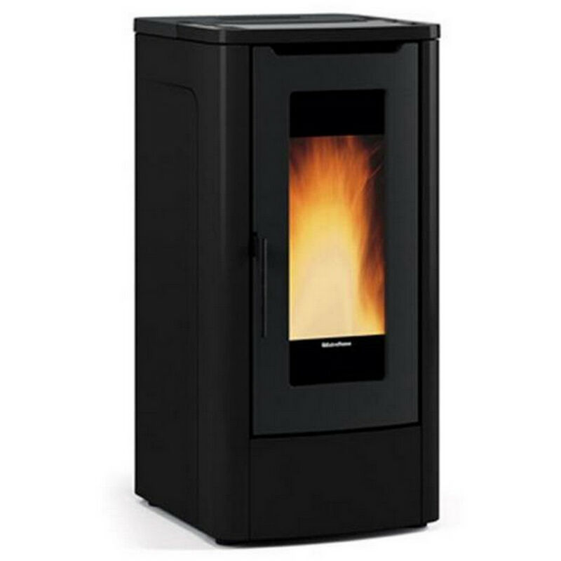 Image of Extraflame - stufa a pellet 10kw nera - teoremanoir - nordica