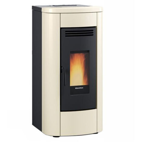 Stufa a pellet – Klaudia 5.0 finitura Bianca 50×57 h101 cm 3,2‑8,0 kW serbatoio 15 kg – Extraflame