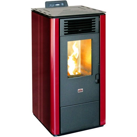 Nordica extraflame stufa a pellet 10kw avorio teoremaivoire