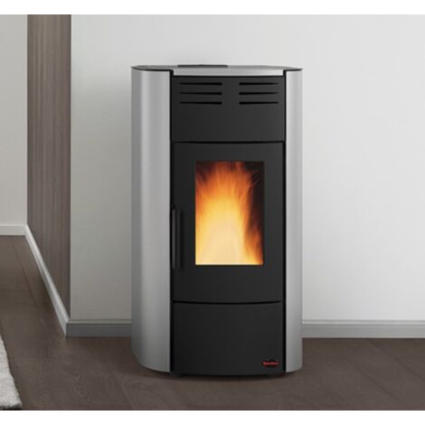 Stufa A Pellet Raffaella Idro H15 18Kw Grigio