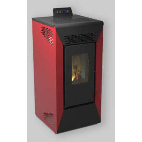 Stufa A Pellet Ventilata Star 1-9 Kw 8.74 - Bordeaux