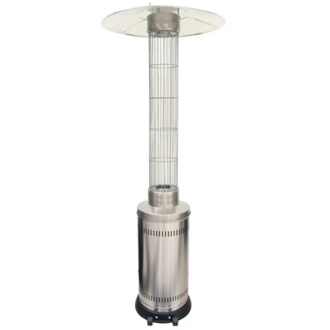 STUFA AEREA CILINDRICA TEPORUS 10,5KW INOX
