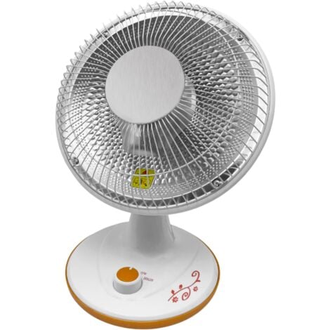 Termoventilatore da appoggio 1000 / 2000w ventilatore aria calda bianco  kasart