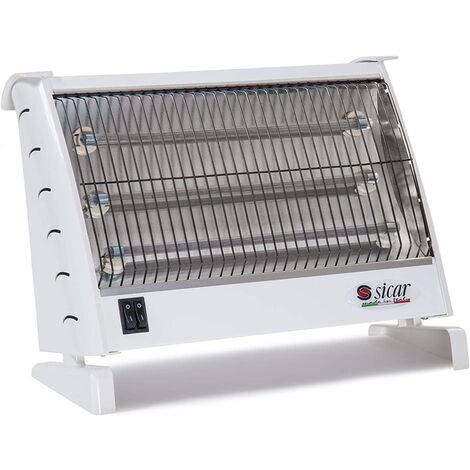 Stufa elettrica 3 elementi steatite 1800W Sicar - S/63