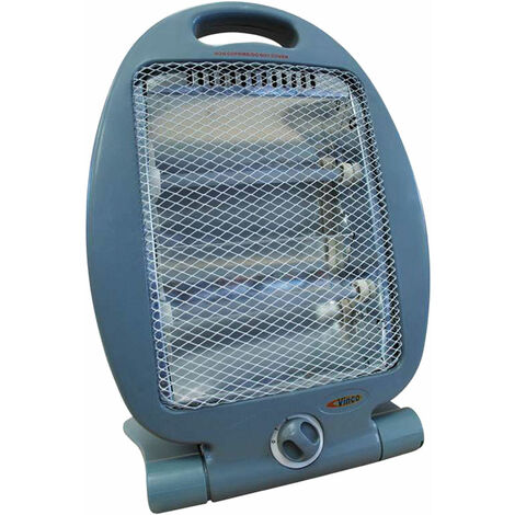 Stufa al quarzo elettrica 1600w con base estensibile anti ribaltamento  Double Face Niklas