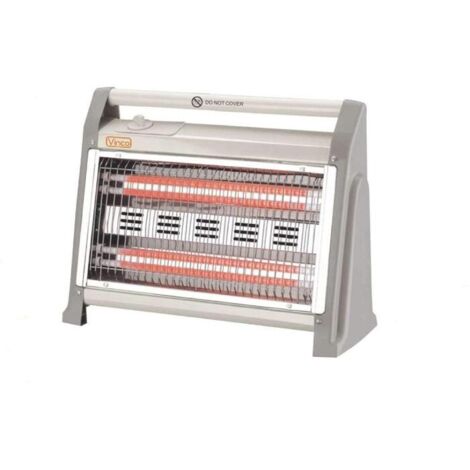 Stufa al quarzo orizzontale Vinco 70157 1200W – 2 selezioni di potenza