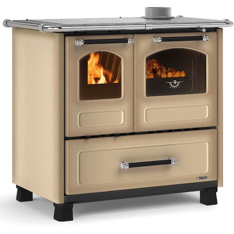 STUFA CUCINA FAMILY 4,5 CAPPUCCINO 7,5kw LA NORDICA EXTRAFLAME 97x86x56cm