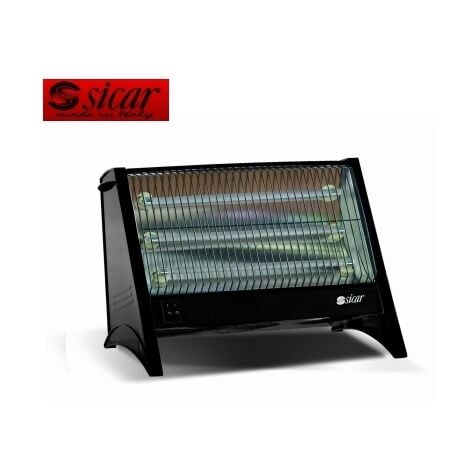 Stufa elettrica 3 elementi quarzo 1800W Sicar - S/73