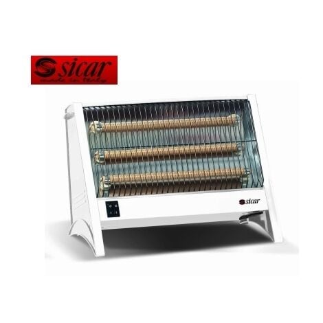 Stufa elettrica 3 elementi steatite 1800W Sicar - S/63