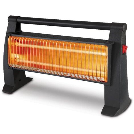 Stufa Elettrica a Infrarossi Elettrica 1200 w Portatile Caldo Bagno