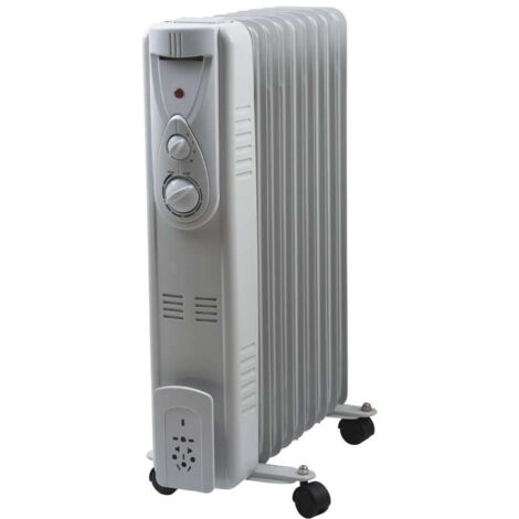 Stufa elettrica ad olio/Radiatore oleodinamico 9 elementi 2000W  - 70501