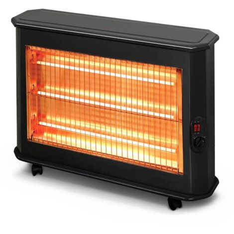 Stufa Elettrica al Quarzo 2000 w con 3 Livelli di Potenza Regolabile