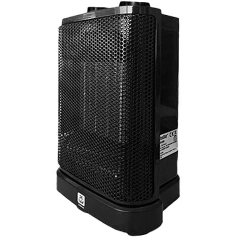 Stufa Elettrica da 1000W-1500W Portatile con Maniglia con Protezione di Sicurezza Automatico L15.7cm x H25.5cm Colore Nero