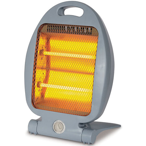STUFA ELETTRICA AL QUARZO 800W DUE ELEMENTI RADIATORE STUFETTA GENERAL TRADE