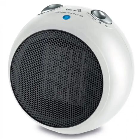 Stufa Elettrica Termoventilatore Convettore Aria Calda 1500W Bianco Termostato