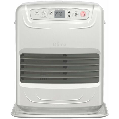 Stufa Elettronica a Combustione Liquido Portatile Qlima SRE3531 TC-2 Silver