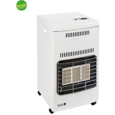 Stufa Gas Gpl Ad Infrarossi Sicar Euro90 Telaio Lamiera 150 Mq 4,2kw Bianca