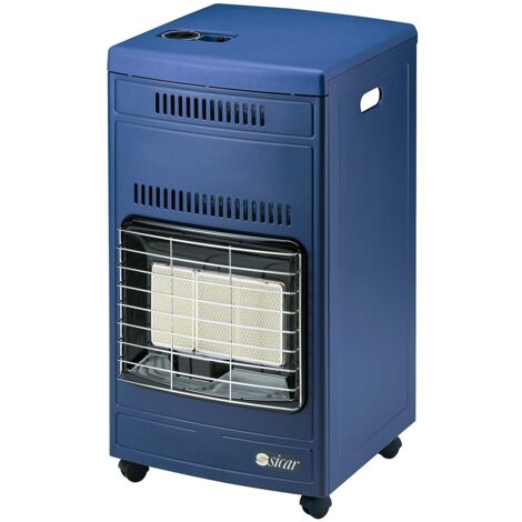 Stufa Gas Gpl Ad Infrarossi Sicar Euro90 Telaio Lamiera 150 Mq 4,2kw Blu