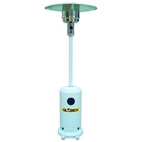 Stufa in Acciaio Fungo a Gas 13kW Ø82xh222 cm - bianco - Zeus