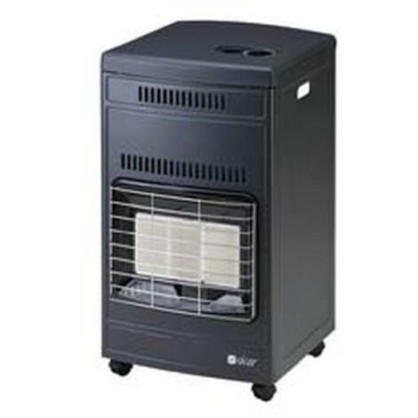 STUFA INFRAROSSI A GAS GPL VENTILATA 4200W GRIGIA - MISURE CM.40,5X44,5X77H. PESO KG.14,5 - EURO92T