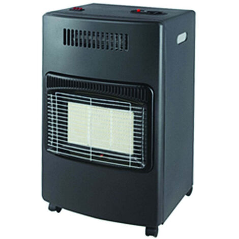 Stufa Infrarossi  A Gas Gpl Ventilata 4200W Nera - cm.42x36x72h.  - peso Kg.10