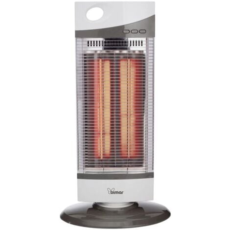 stufa infrarossi al carbonio bimar "hr301" bianco 1000 w