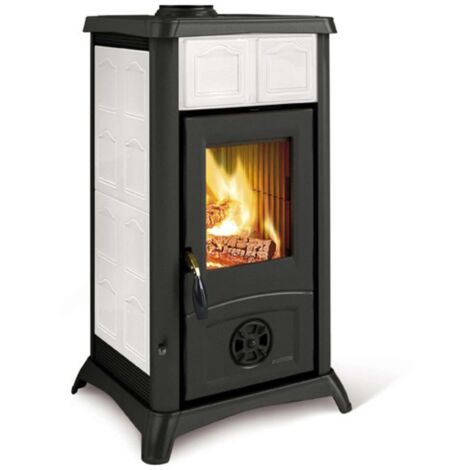STUFA LEGNA 6 KW GEMMA BIANCO