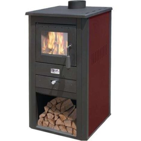 STUFA LEGNA PALLADE MILLE - BORDEAUX KW 10,7 MM 500X410 H.MM 860 - 1 pezzo