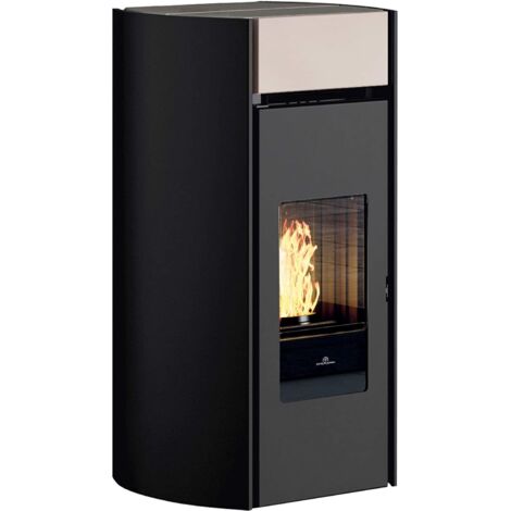 Stufa Pellet 12Kw Myrna Plus Canalizz.Cipria - Edilkamin