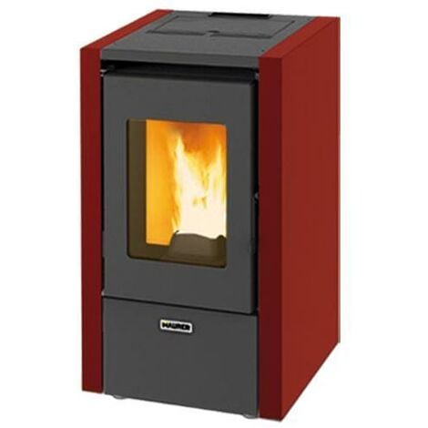 STUFA PELLET  6,15KW MAURER """MIGNON 6B""" BORDEAUX