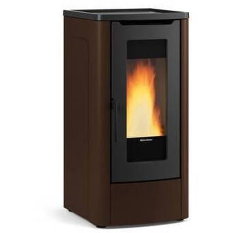STUFA PELLET CANALIZ 10 KW DAHIANA PLUS 5.0 BRONZO