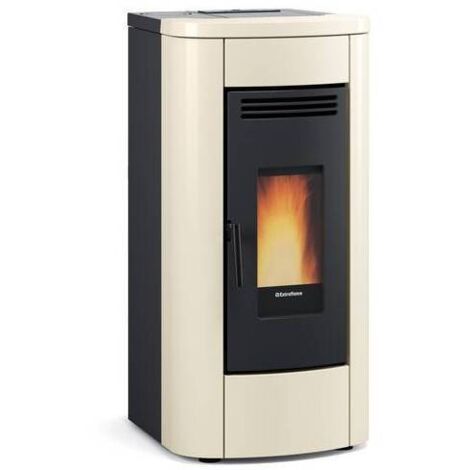 STUFA PELLET CANALIZ  8 KW KLAUDIA PLUS 5.0 AVORIO